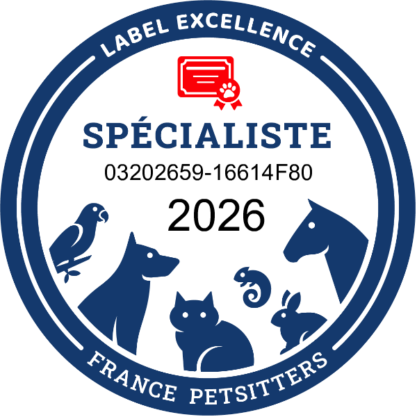 Label de pet sitter spécialiste - Julien Drot - Cat sitter & garde de chat à domicile à Lille